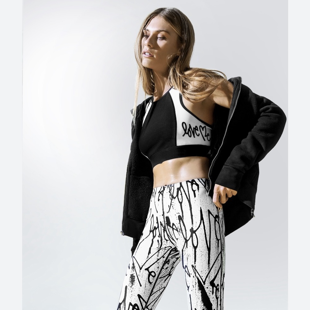 Carbon38 x LoveMe Curtis Kulig “Love” Graffiti Leggings in Small